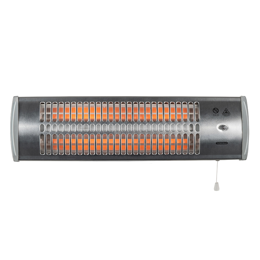 Печка кварцова Termomax TR12Q, 1200W, стенна, 2 тръби