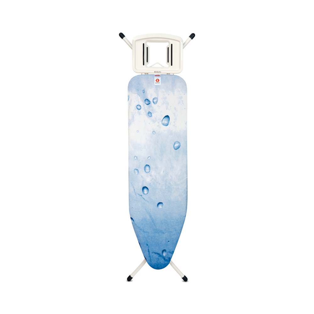 Маса за гладене Brabantia B 124x38cm с масивна поставка за ютия, Ice Water