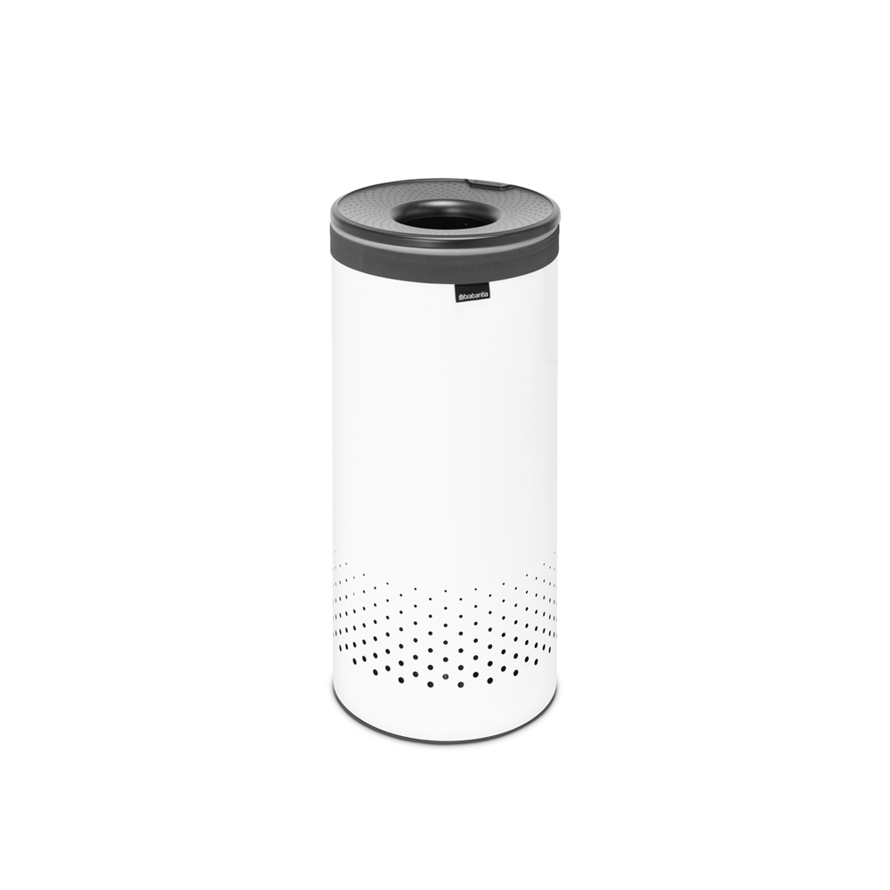 Кош за пране Brabantia 35L, White, пластмасов капак