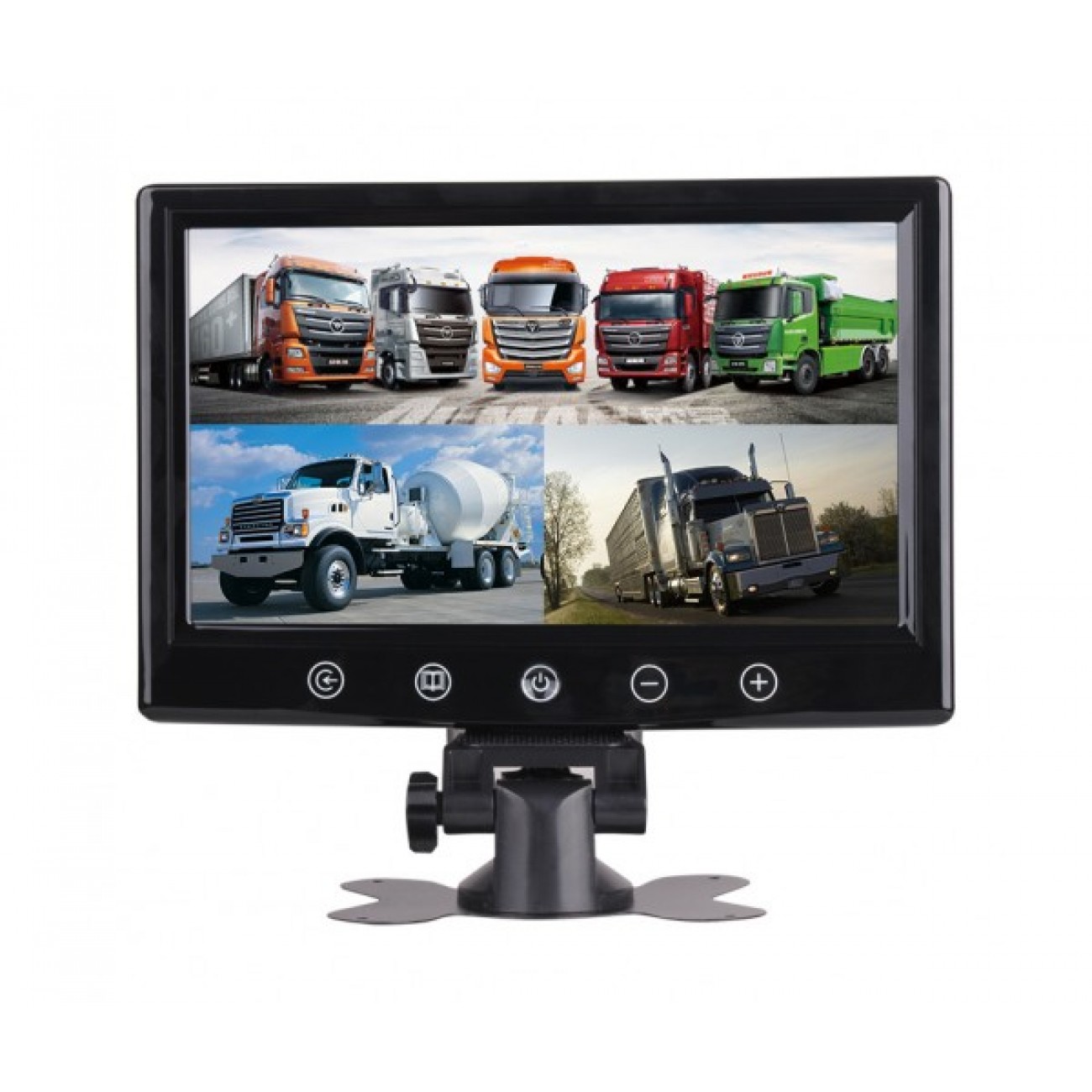 9" LED Монитор Smart Technology M9, 4 AV входа, Дистанционно, DVD плейър