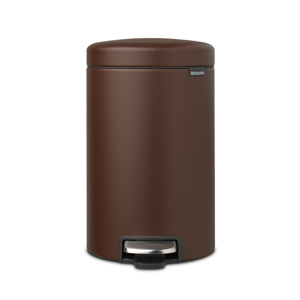 Кош за смет с педал Brabantia NewIcon 12L, Mineral Cosy Brown