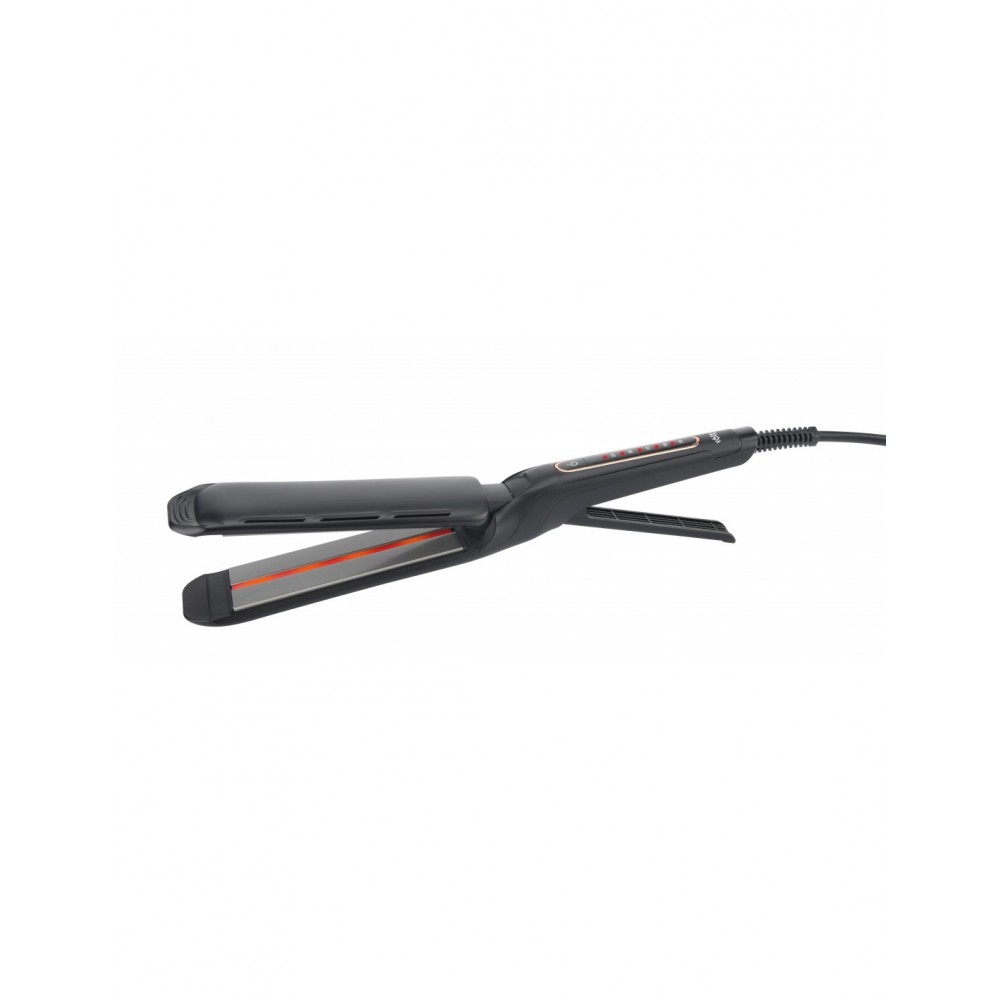 Преса за коса Voltz V51101D, 81W, Керамична плоча за изправяне, Черна
