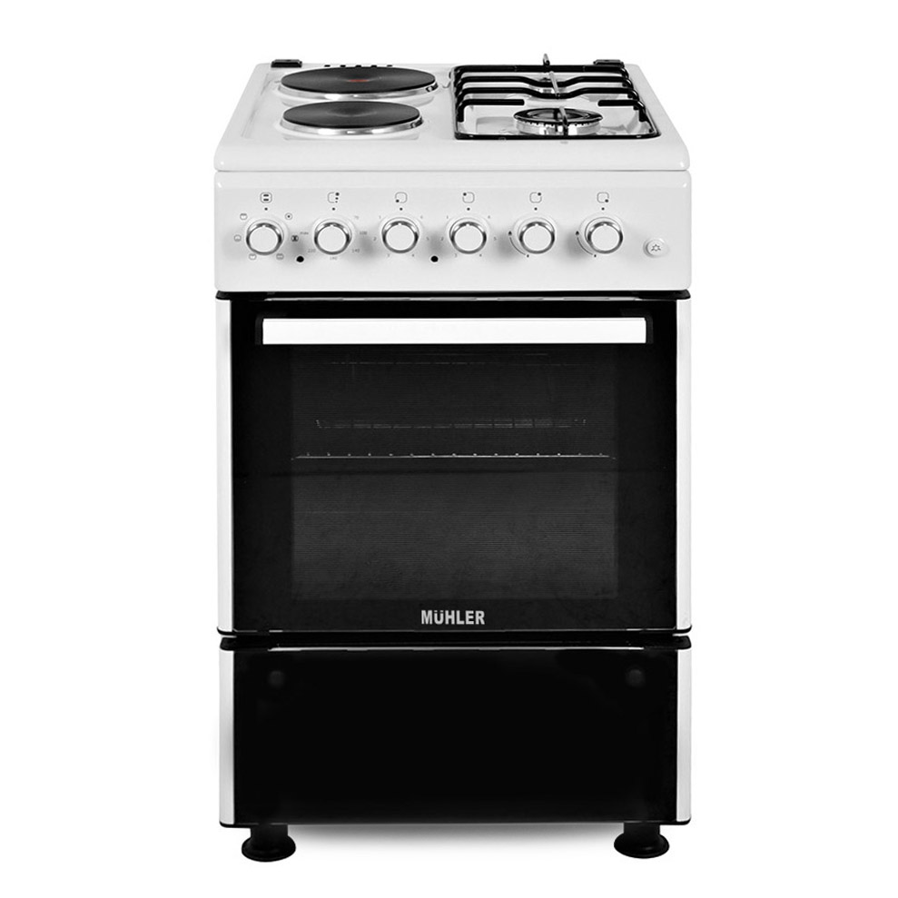 Голяма готварска печка Muhler ELC-R501G, 2Г+2Е