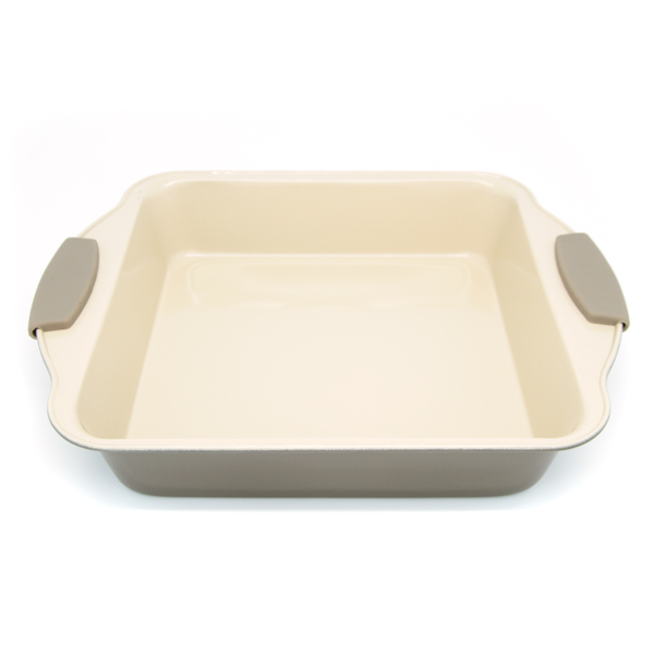 Тава за печене LF FR-1173C, керамика, 22.3x22.3x5.2 cm
