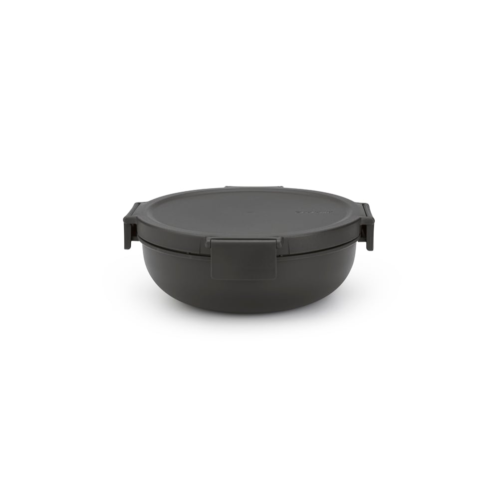 Купа за салата Brabantia Make&Take 1.3L, Dark Grey