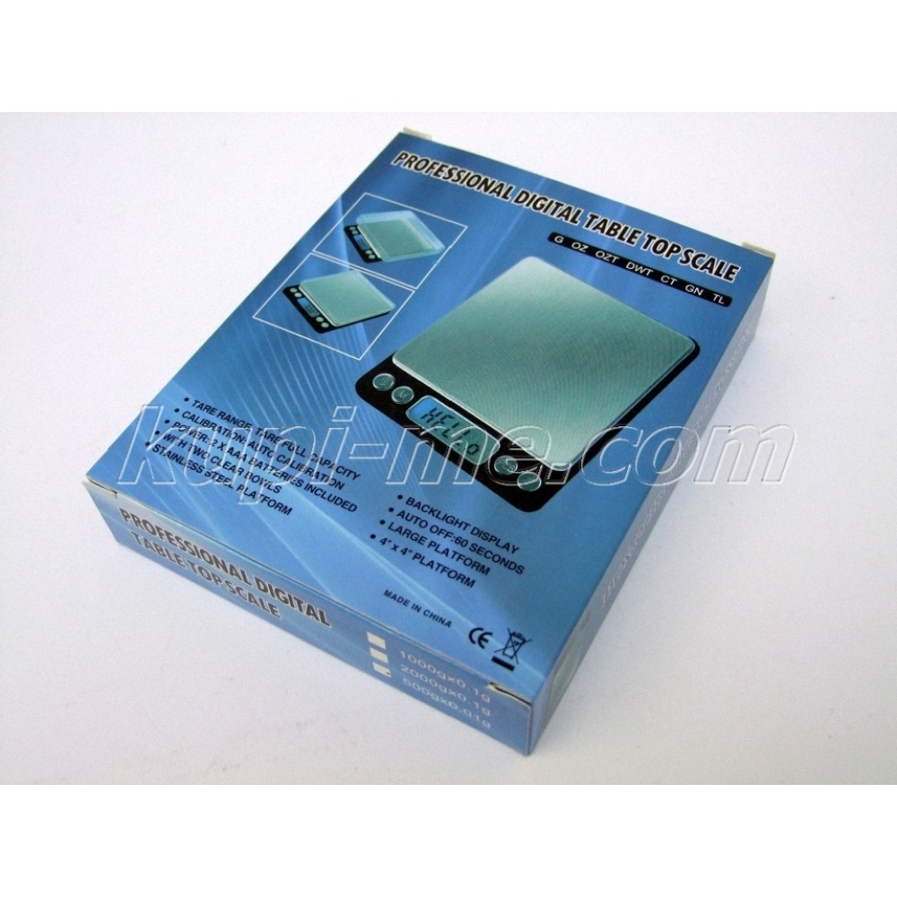 Професионална електронна цифрова везна 0 - 500 гр Scale Mod:001