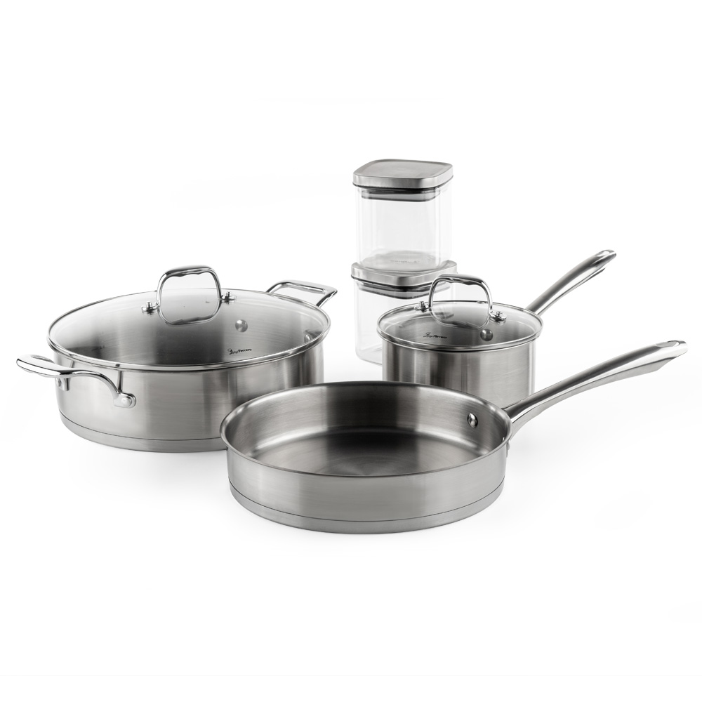 Комплект съдове за готвене и буркани за съхранение Luigi Ferrero Rome