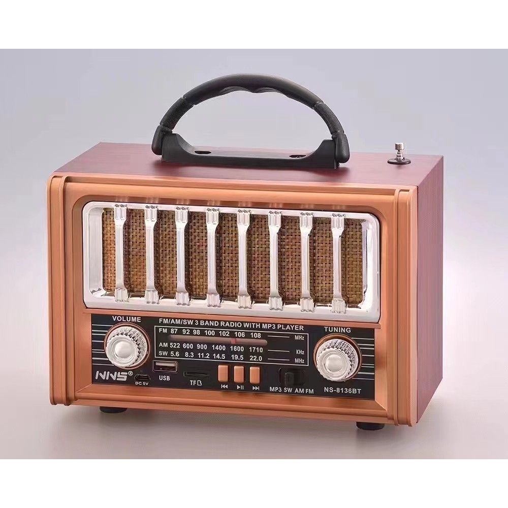 Ретро радио NNS NS-8136BT, Bluetooth, USB, SD, FM