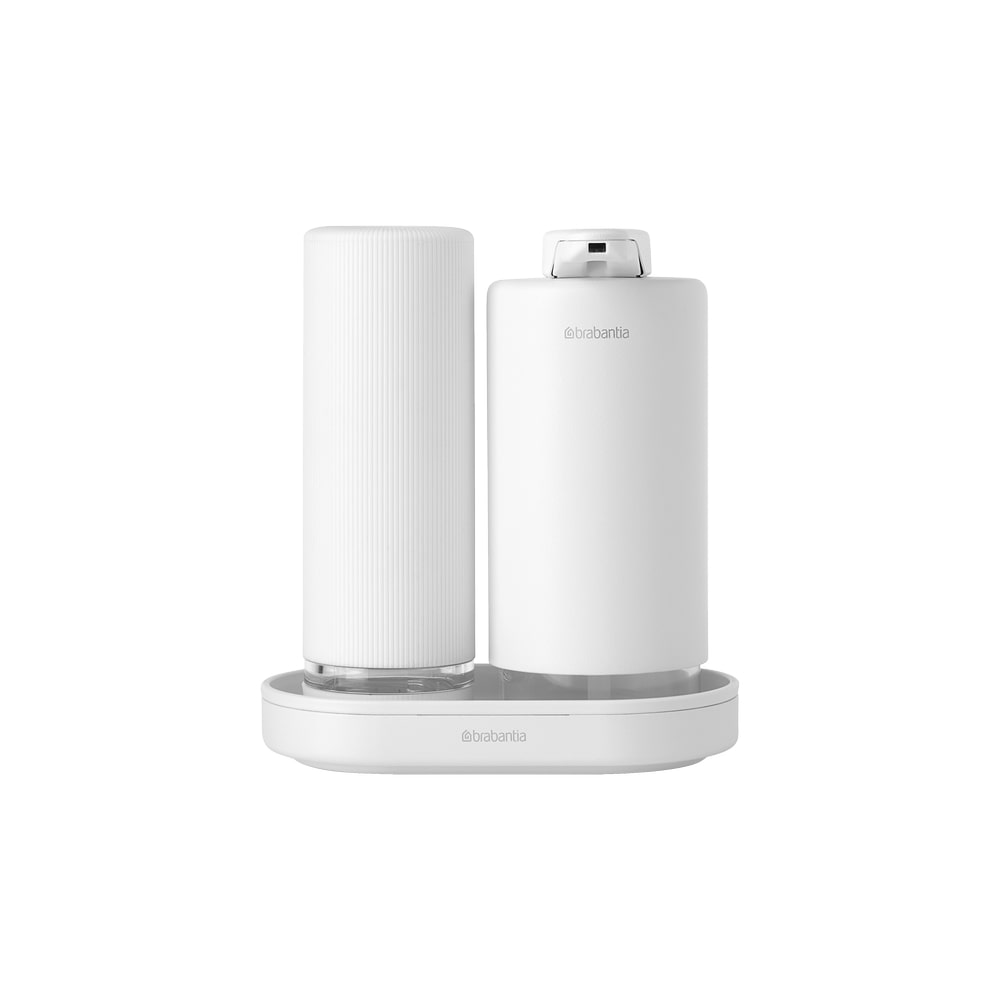 Комплект дозатори за сапун Brabantia SinkStyle Mineral Fresh White, 2x200ml