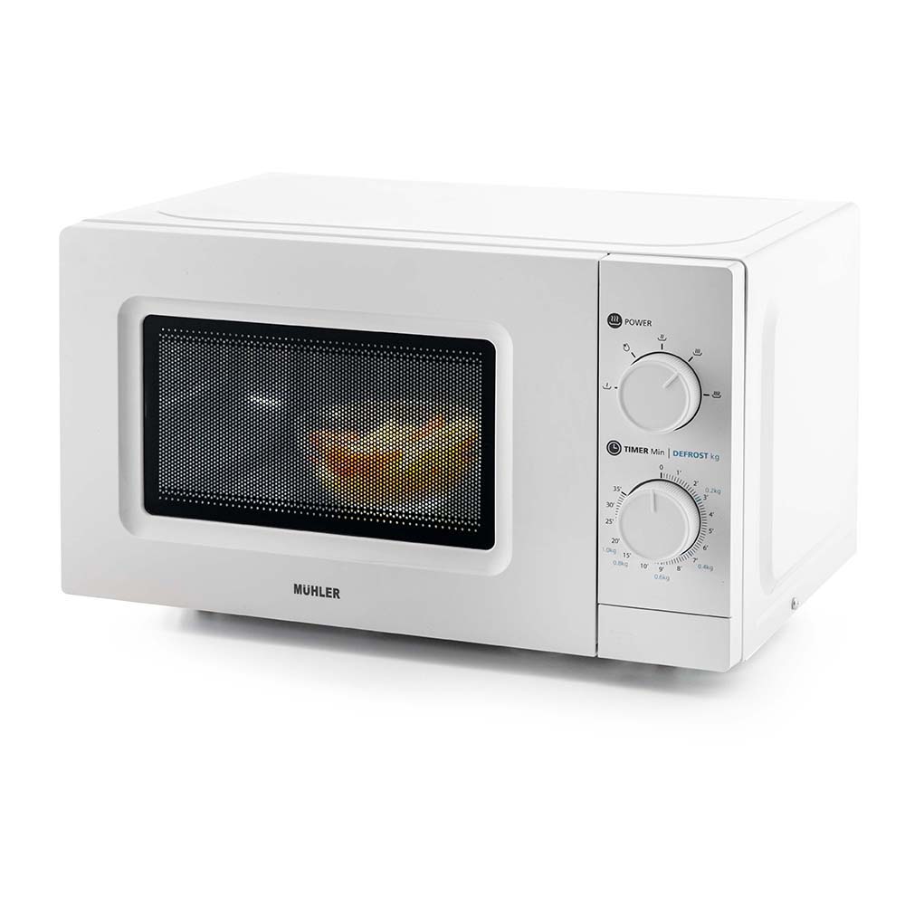 Микровълнова фурна MUHLER MO-5009 20L,бяла, механична