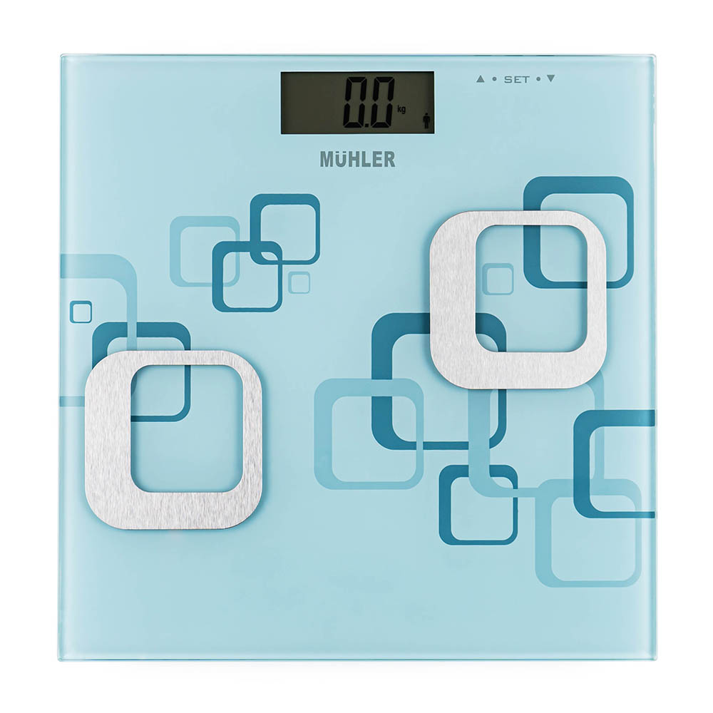 Везна Muhler MSC-3033 електронна, син, 180 kg