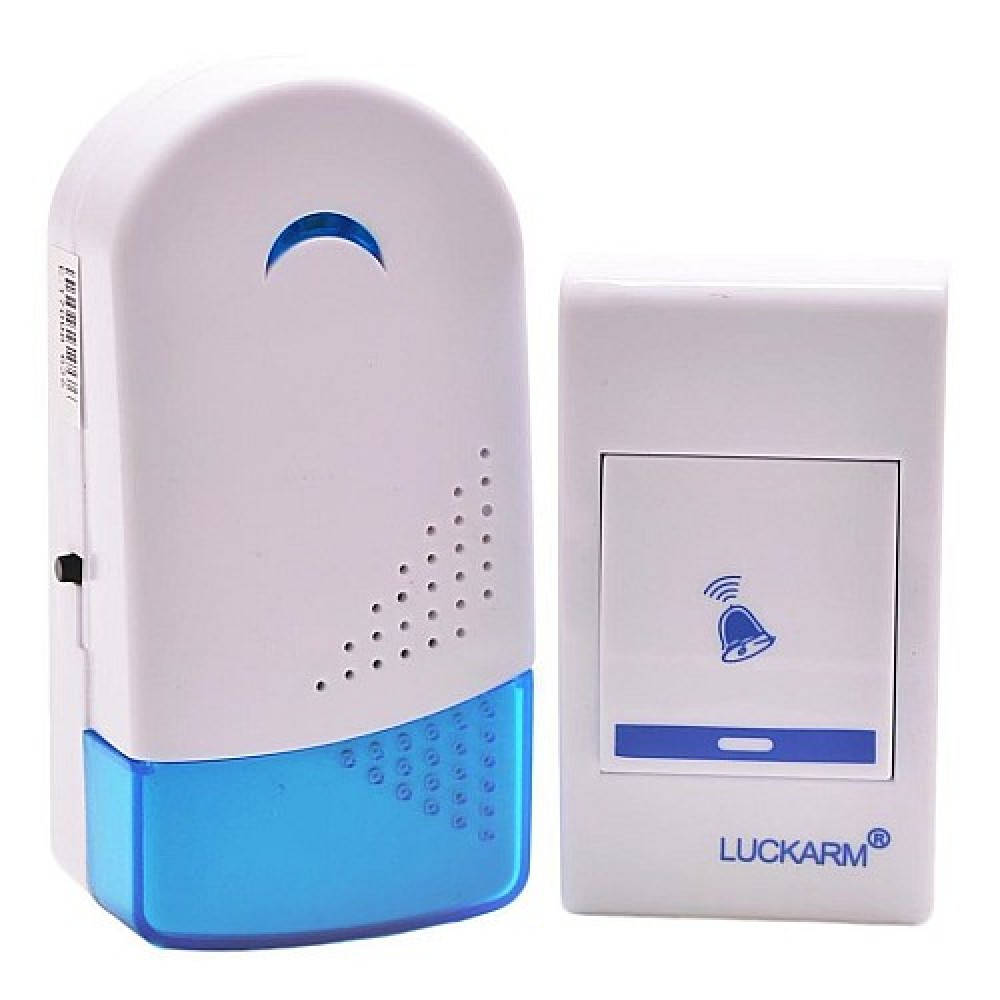 Безжичен звънец за врата с батерии Luckarm