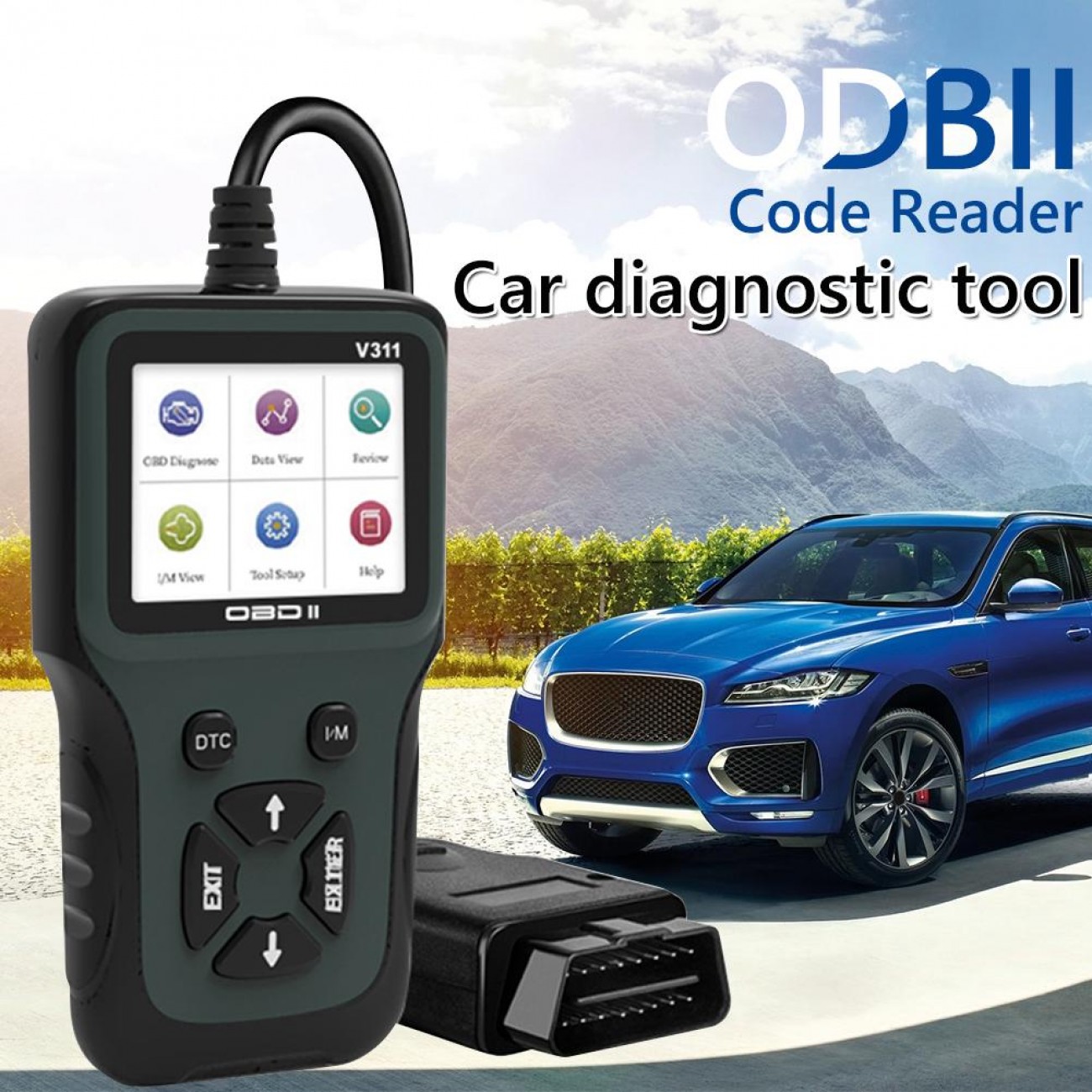 Универсален кодчетец за автодиагностика Car Diagnostik Tool V311