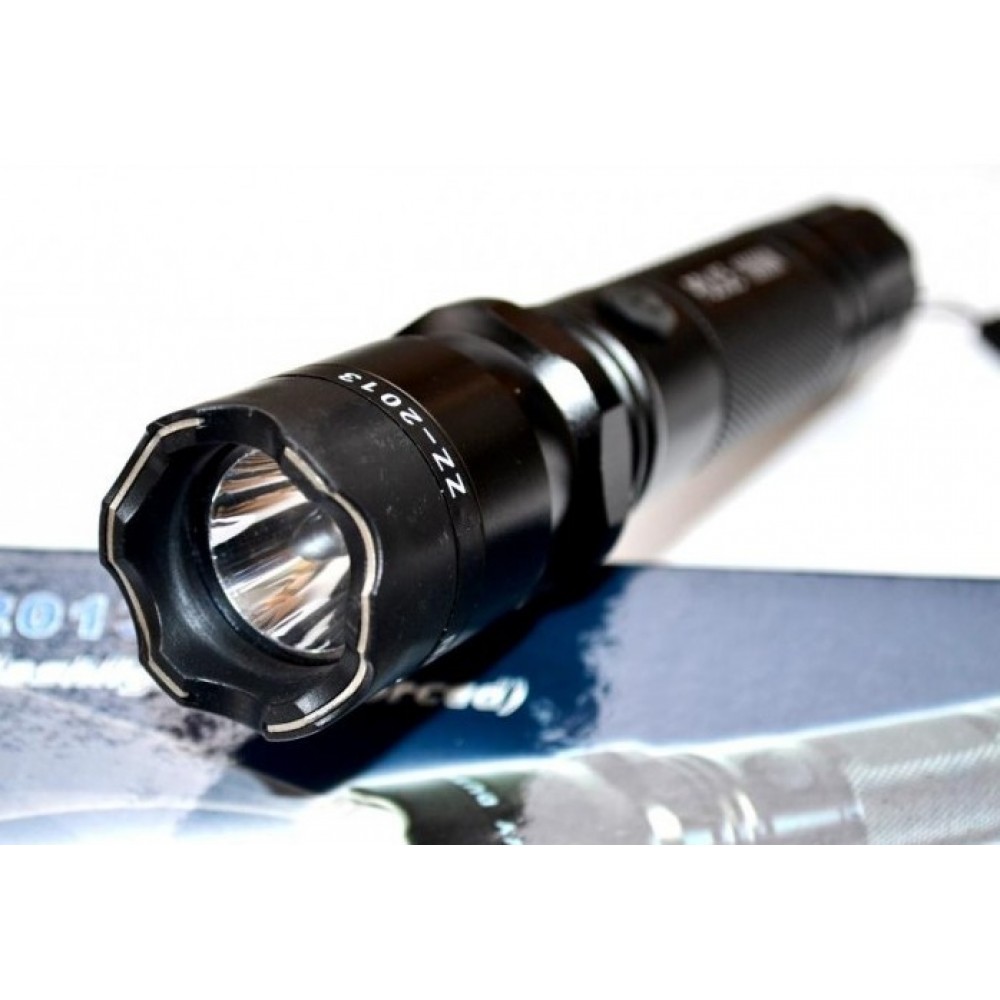 LED полицейски фенер с лазер и електрошок 288