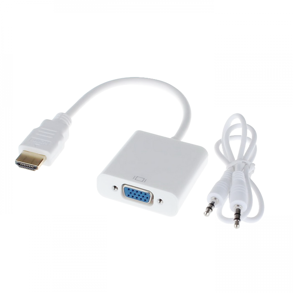 Преходник HDMI към VGA + AUDIO кабел