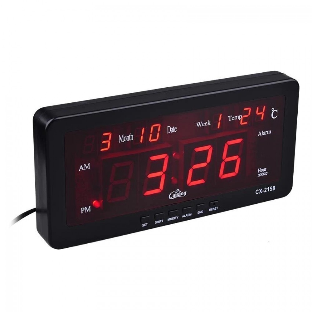 LED електронен часовник Caixing CX-2158
