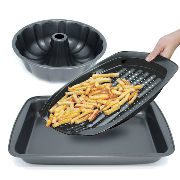 Комплект съдове за печене с незалепващо покритие