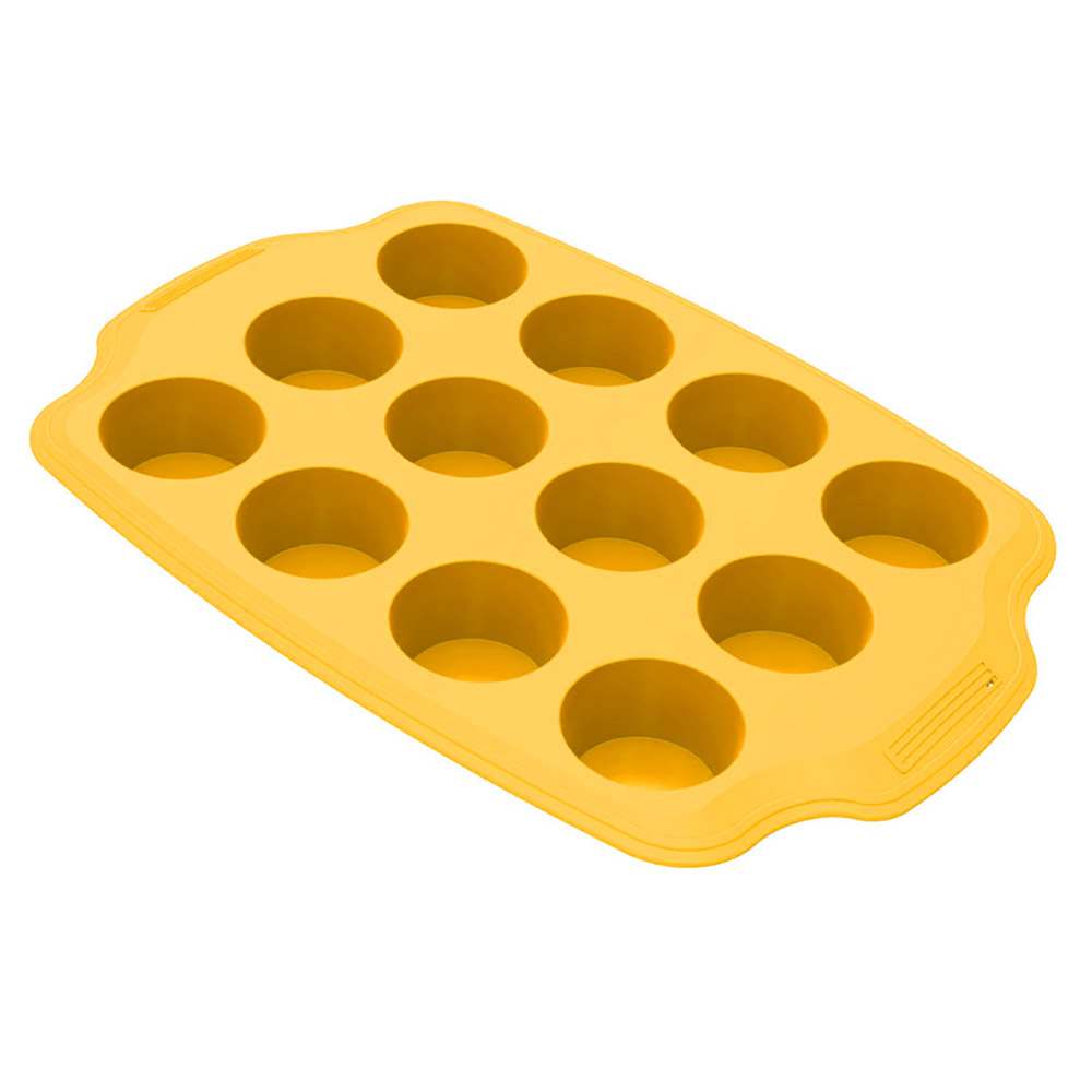 Форма за мъфини Luigi Ferrero Prima Vanilla FR-1873P 20x30x2.5 cm, 12 броя