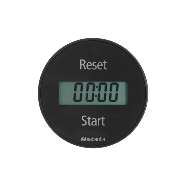 Таймер кухненски Brabantia Grey, дигитален, с магнит