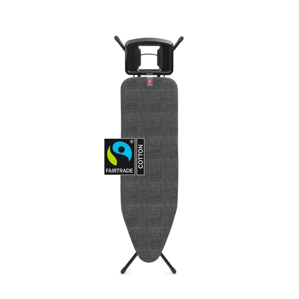 Маса за гладене Brabantia B 124x38cm с масивна поставка за ютия, Denim Black