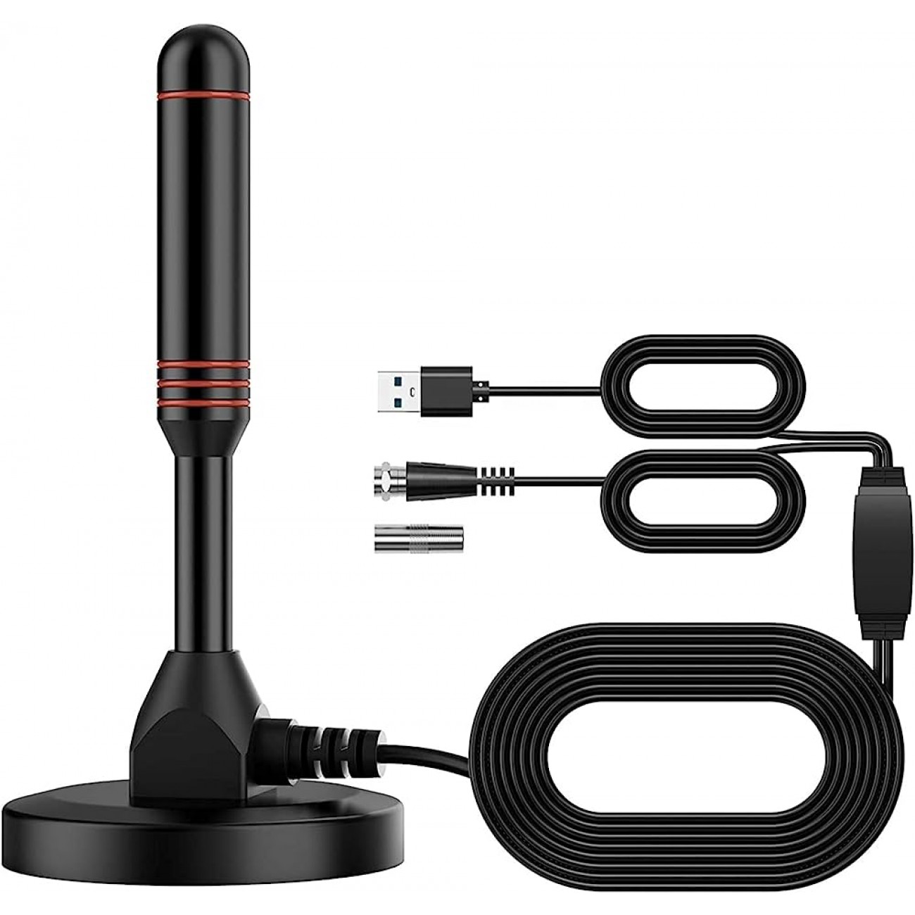 Цифрова антена с усилвател Smart Technology DVB-T2, Магнитна основа, 30dbi