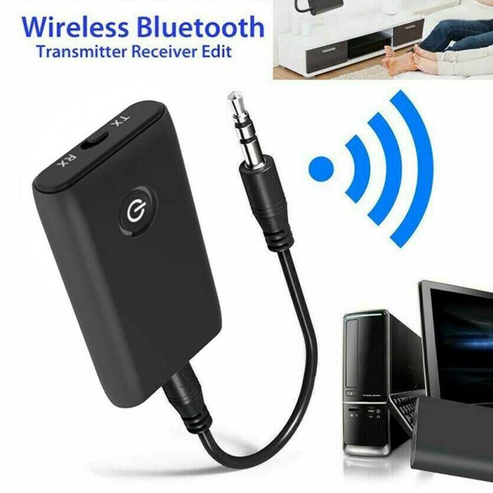 Блутут USB Аудио приемник - предавател 2 в 1, 3.5mm жак, за TV, Кола, Компютър