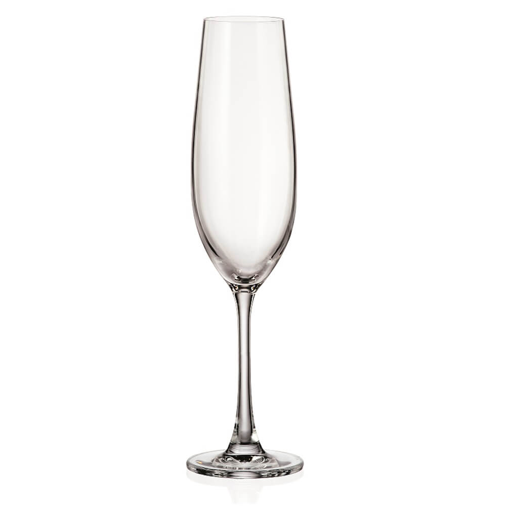 Чаша за шампанско Bohemia Royal Sarah 260ml, 2 броя