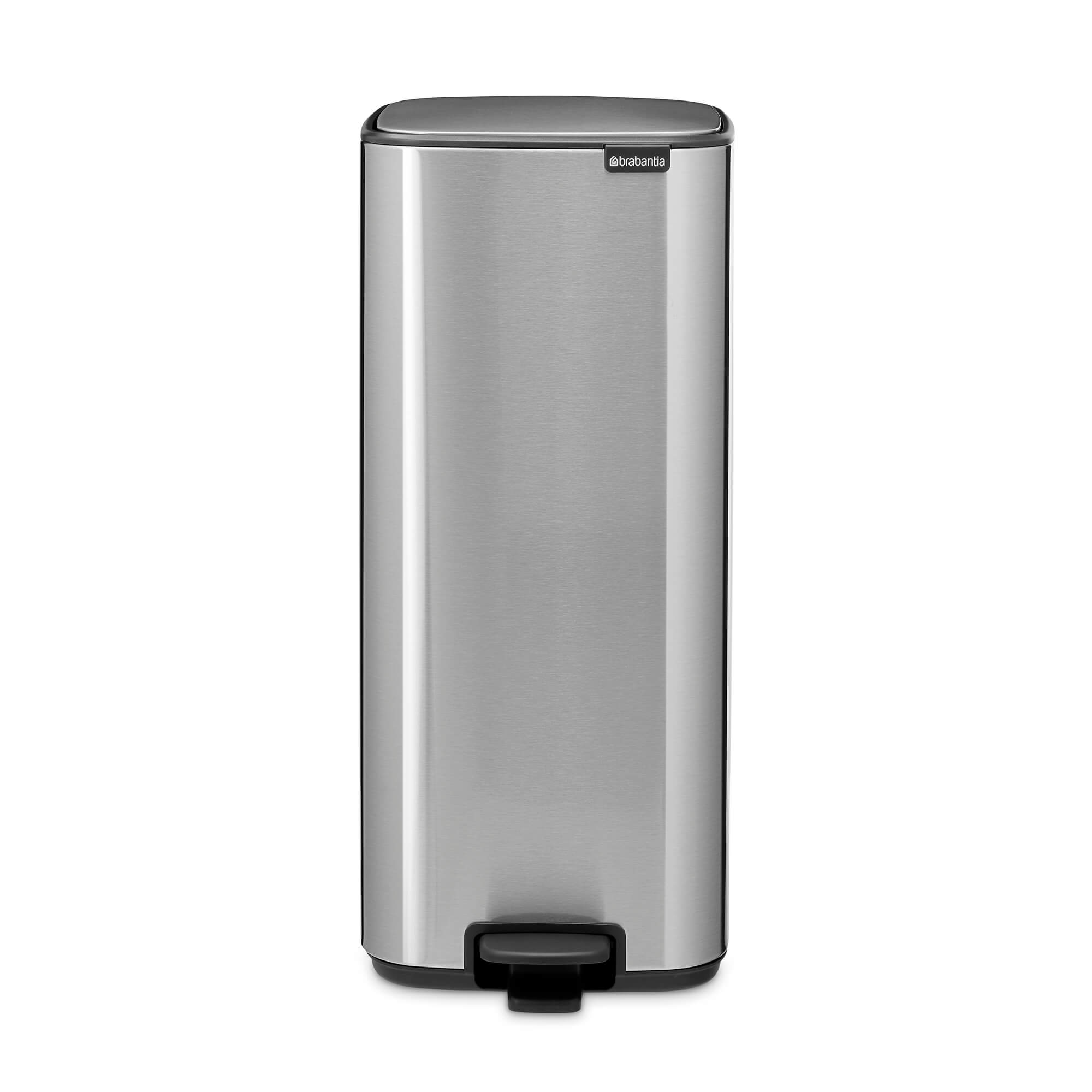 Кош за смет Brabantia Bo Pedal 30L, Matt Steel Fingerprint Proof