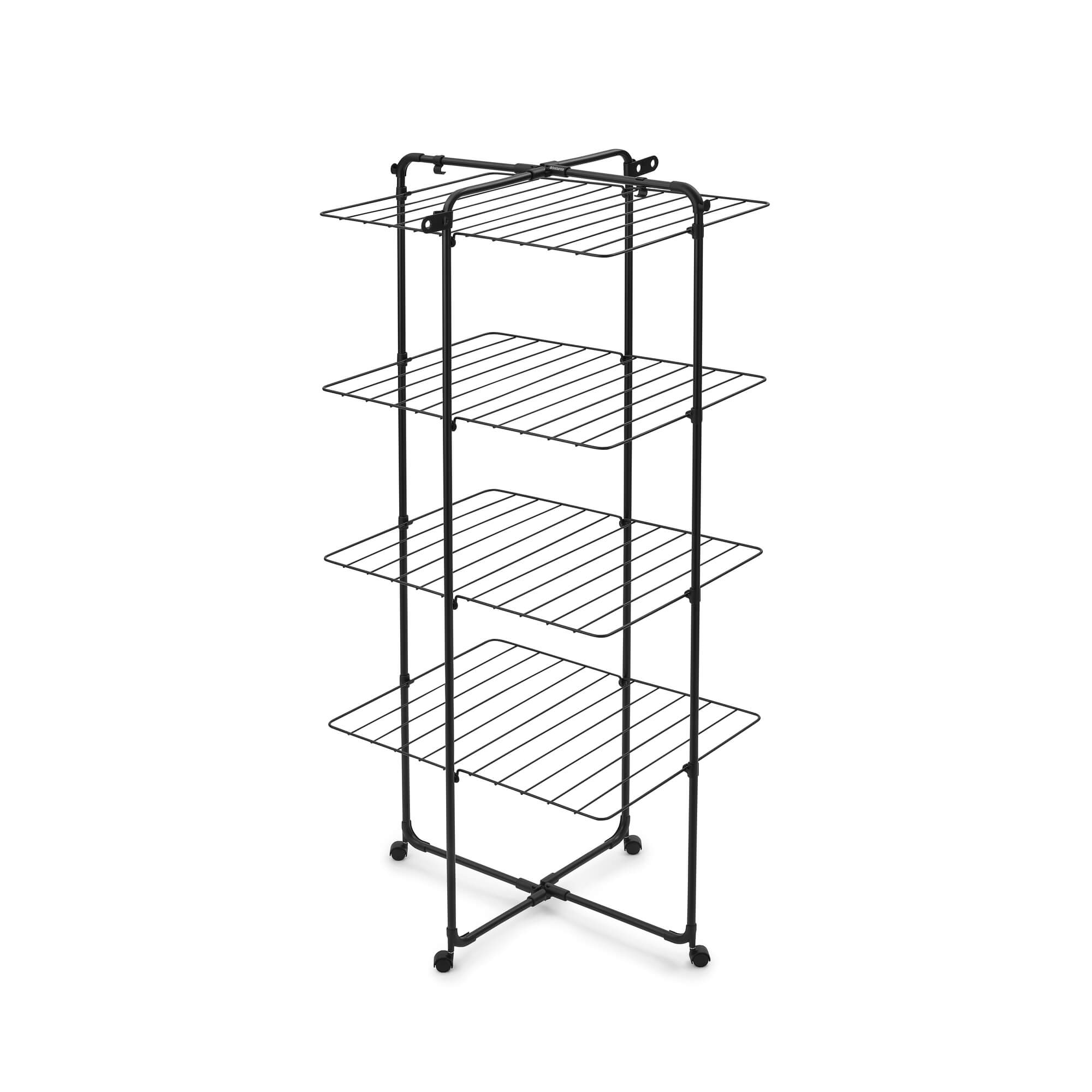 Сушилник за дрехи Brabantia Hangon Tower 30m, Matt Black