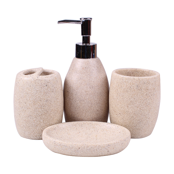 К-т аксесоари за баня 4 части камък ОБ