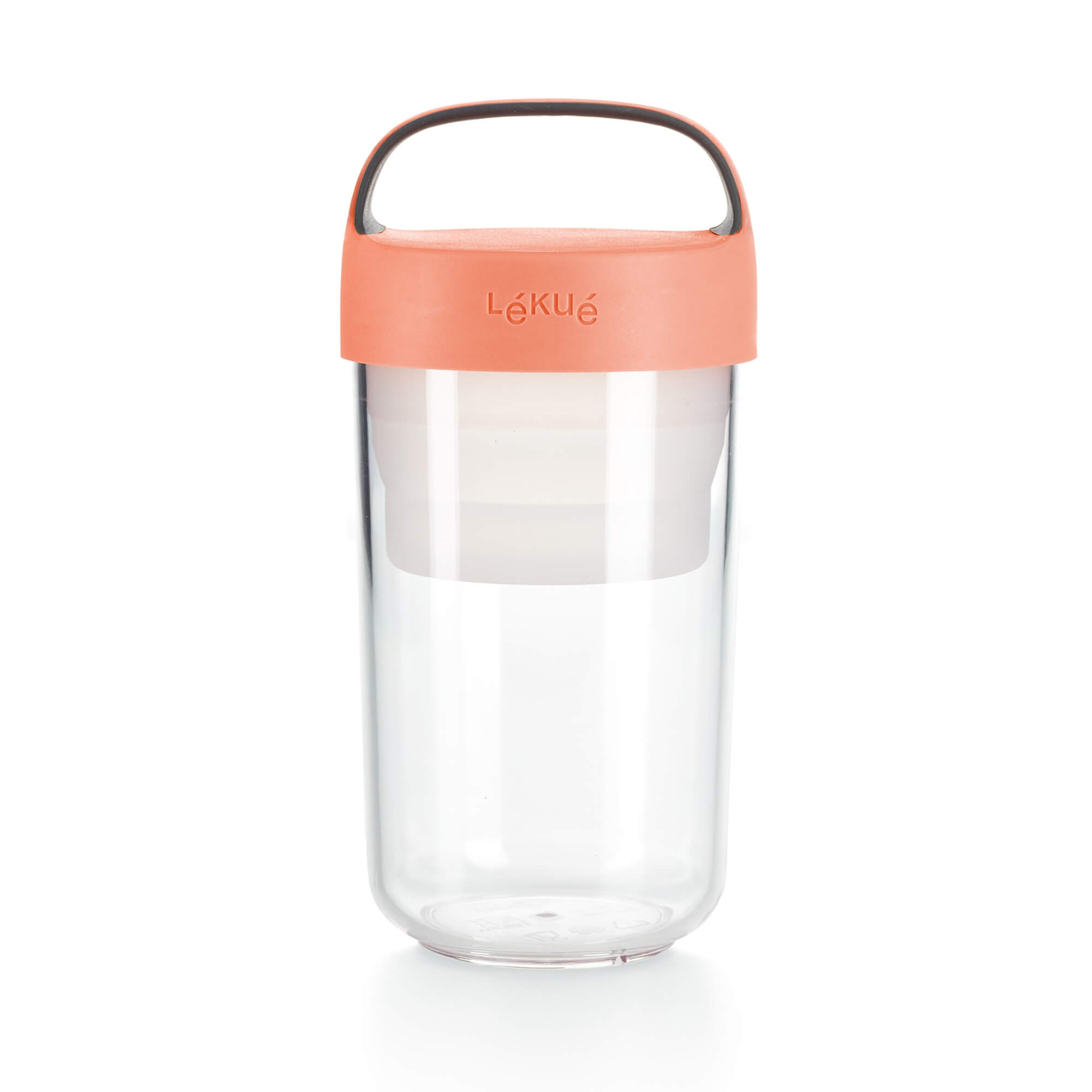 Купичка с отделения Lekue On The Go Coral 600ml