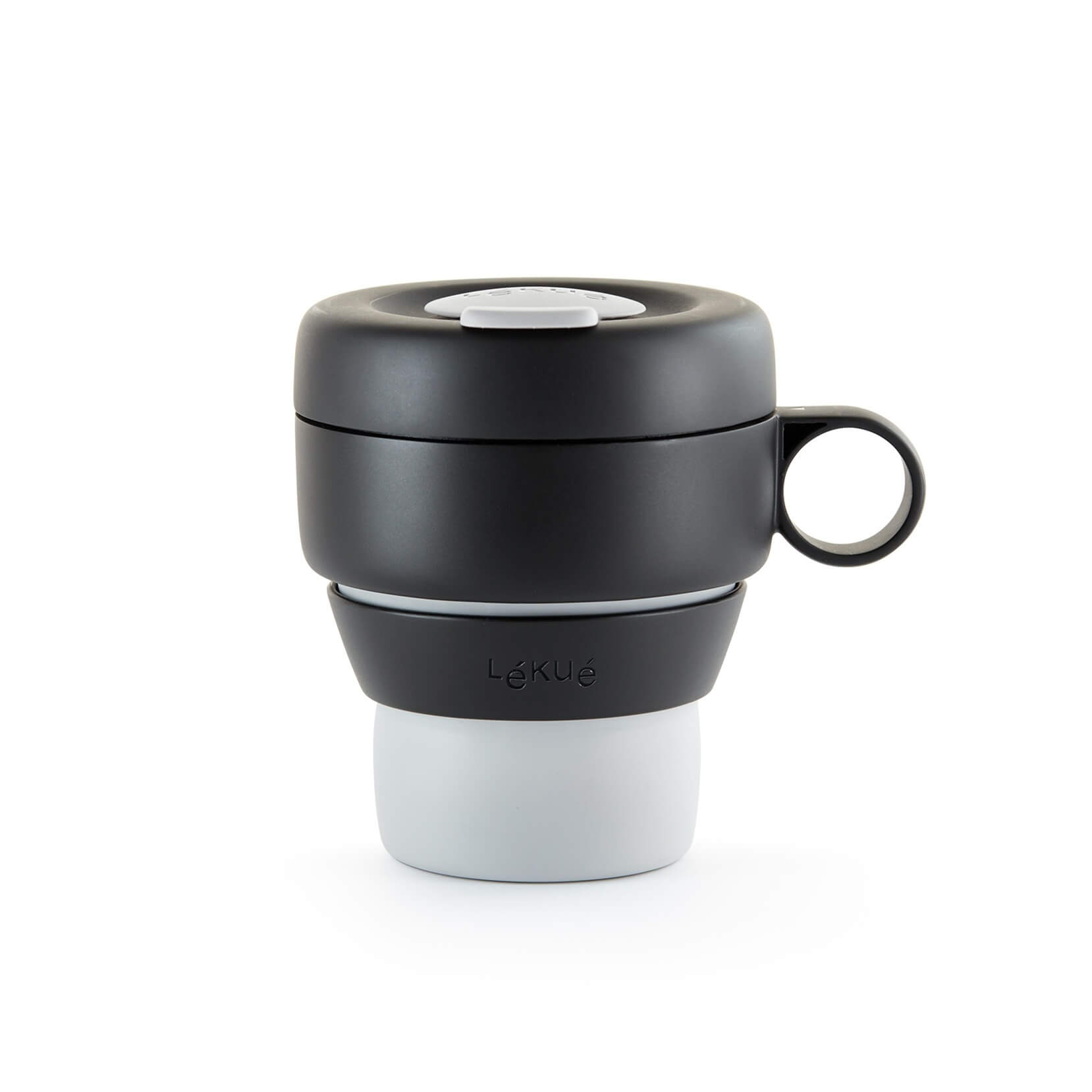 Чаша сгъваема Lekue On The Go Grey 350ml