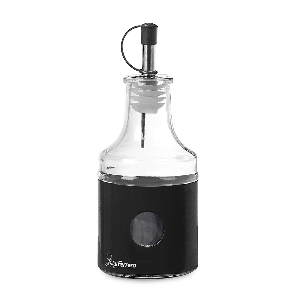 Бутилка за оцет и олио Luigi Ferrero Hanna FR-1442B 230ml, черна