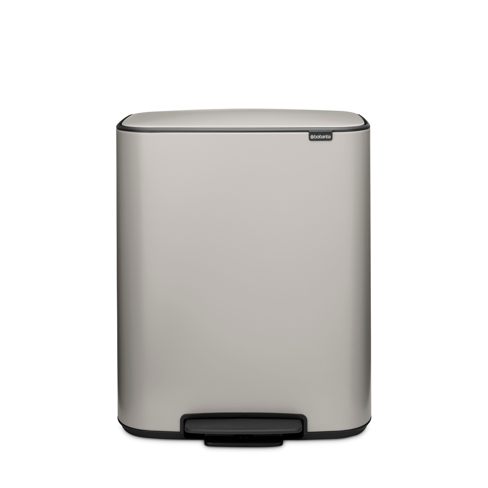 Кош за смет Brabantia Bo Pedal 60L, Soft Grey
