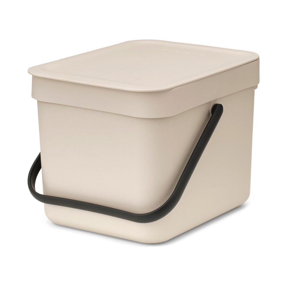 Кош за смет за разделно събиране Brabantia Sort&Go 6L, Soft Beige