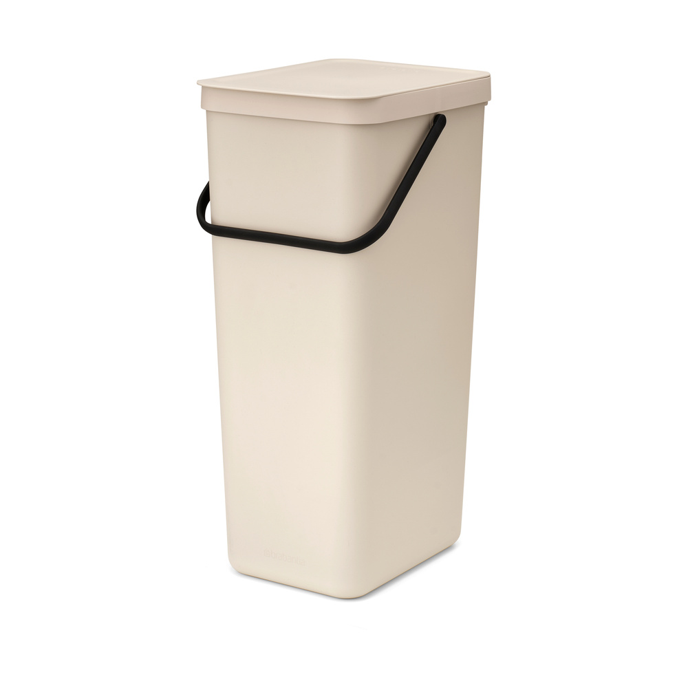 Кош за смет за разделно събиране Brabantia Sort&Go 40L, Soft Beige