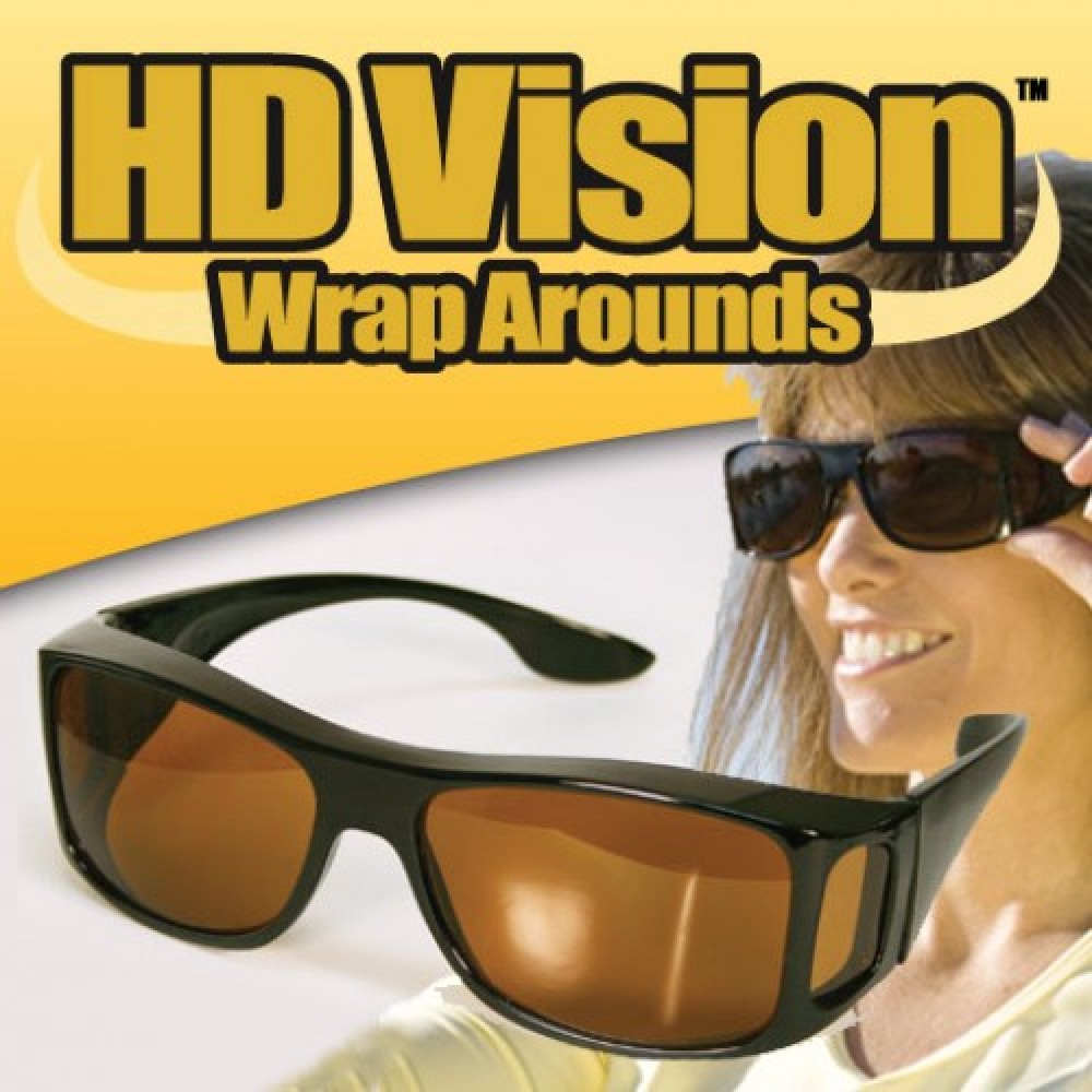 Комплект от 2 броя очила за дневно и нощно шофиране HD Vision WrapArounds