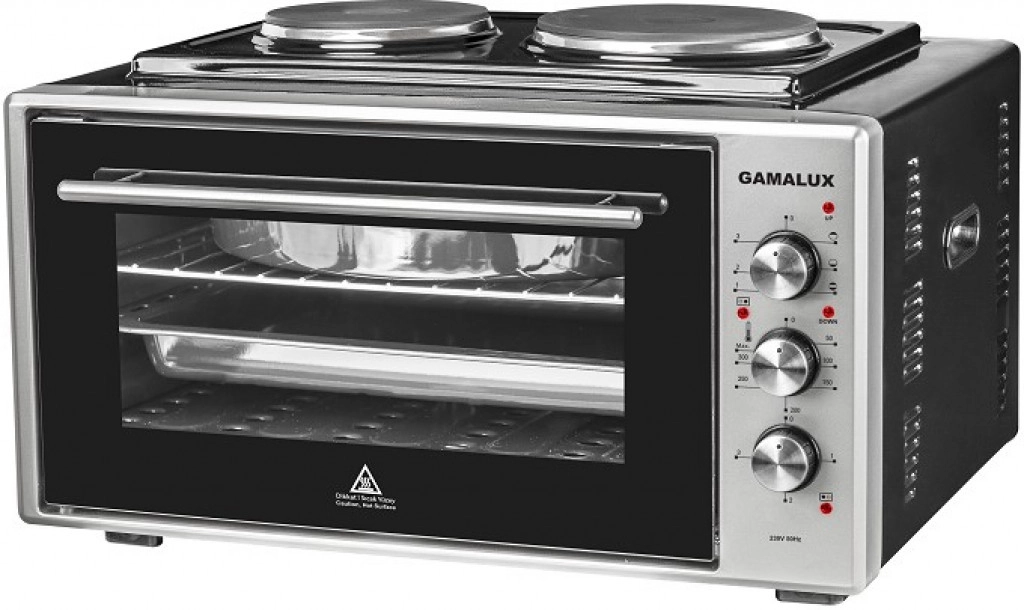 МИНИ ПЕЧКА GAMALUX I-60 HP G-BK (сива+черна)-2 котлона