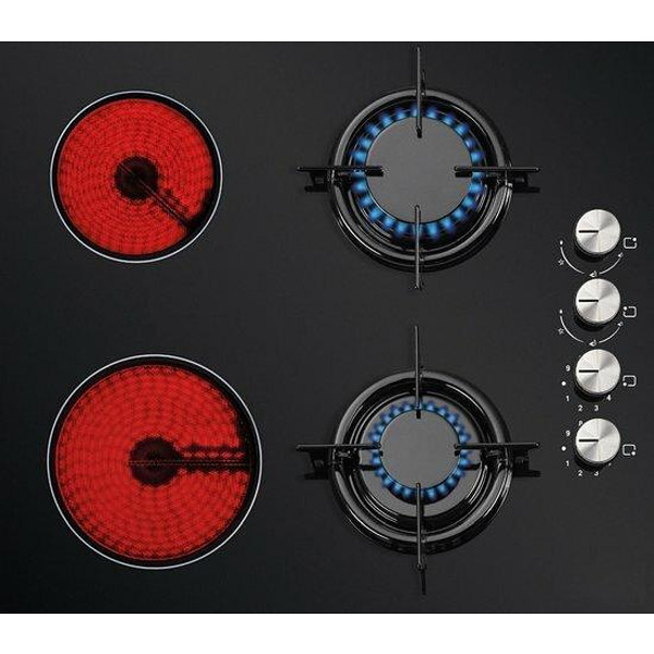 ПЛОТ ЗА ВГРАЖДАНЕ 2ТОК+2ГАЗ Luxell  V6-22PYF, ЧЕРЕН /600655/