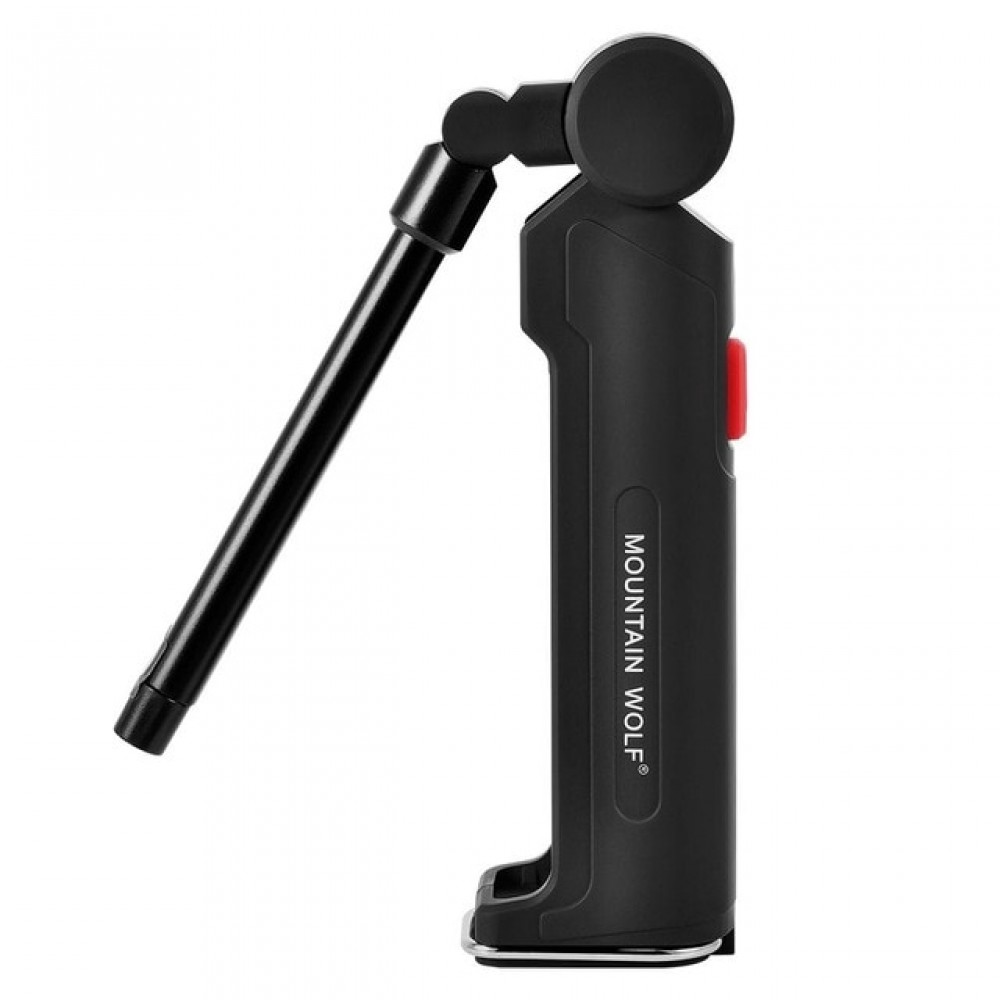 Мощна работна и аварийна лампа с фенер, магнит и кука, micro USB