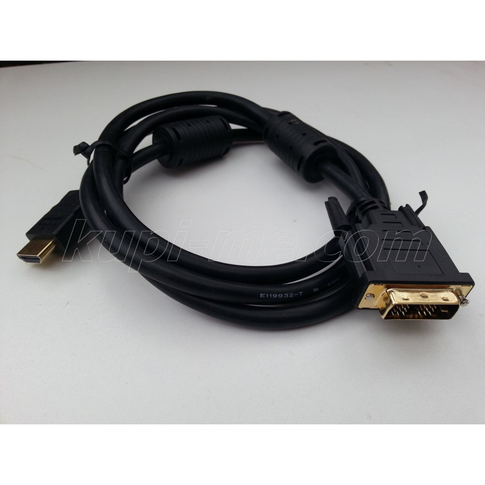 Кабел DVI Male to HDMI Male 1.5m