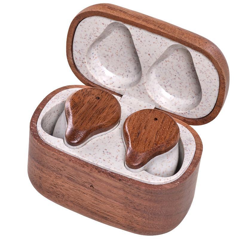 БЕЗЖИЧНИ АУДИО СЛУШАЛКИ, бамбук AKAI BTE- W300ENC