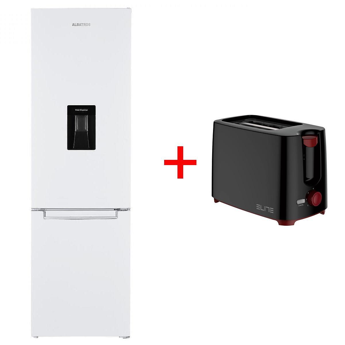 Хладилник с фризер ALBATROS CFD343E