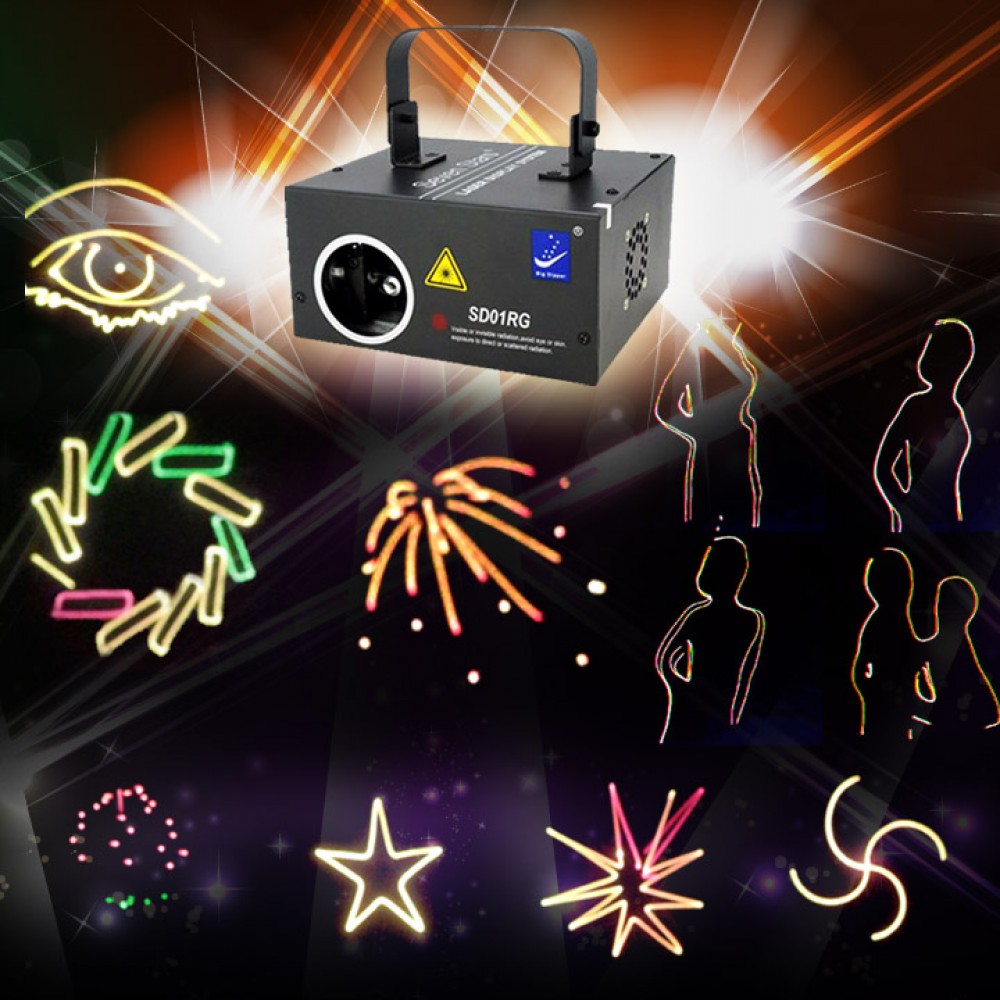 Програмируем диско лазер SD card Cartoon Laser Light SD01RG