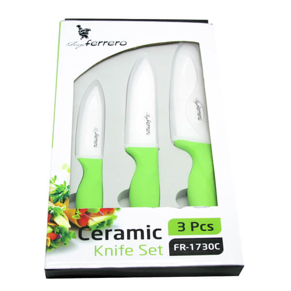 Ножове к-т LF FR-1730C, 3 ч, зелен