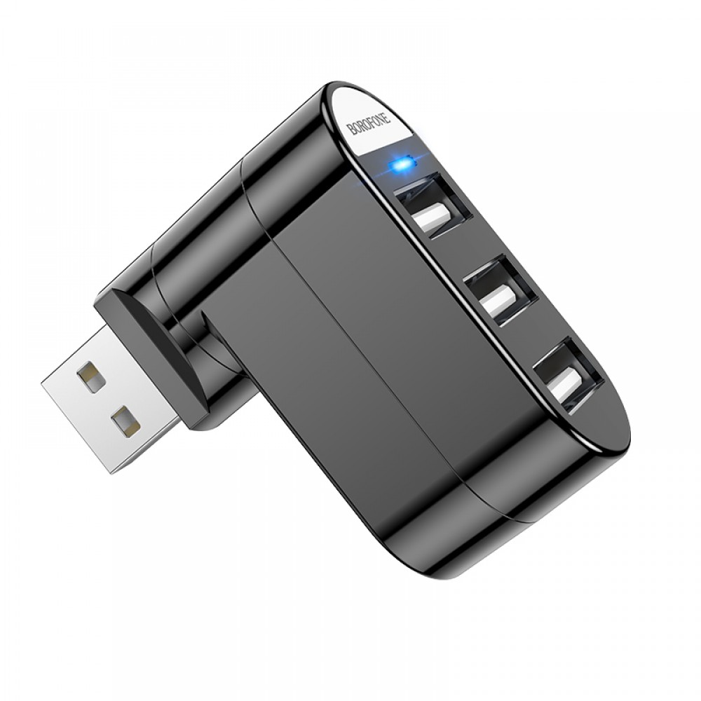 USB хъб Borofone DH3, 1 USB към 3xUSB