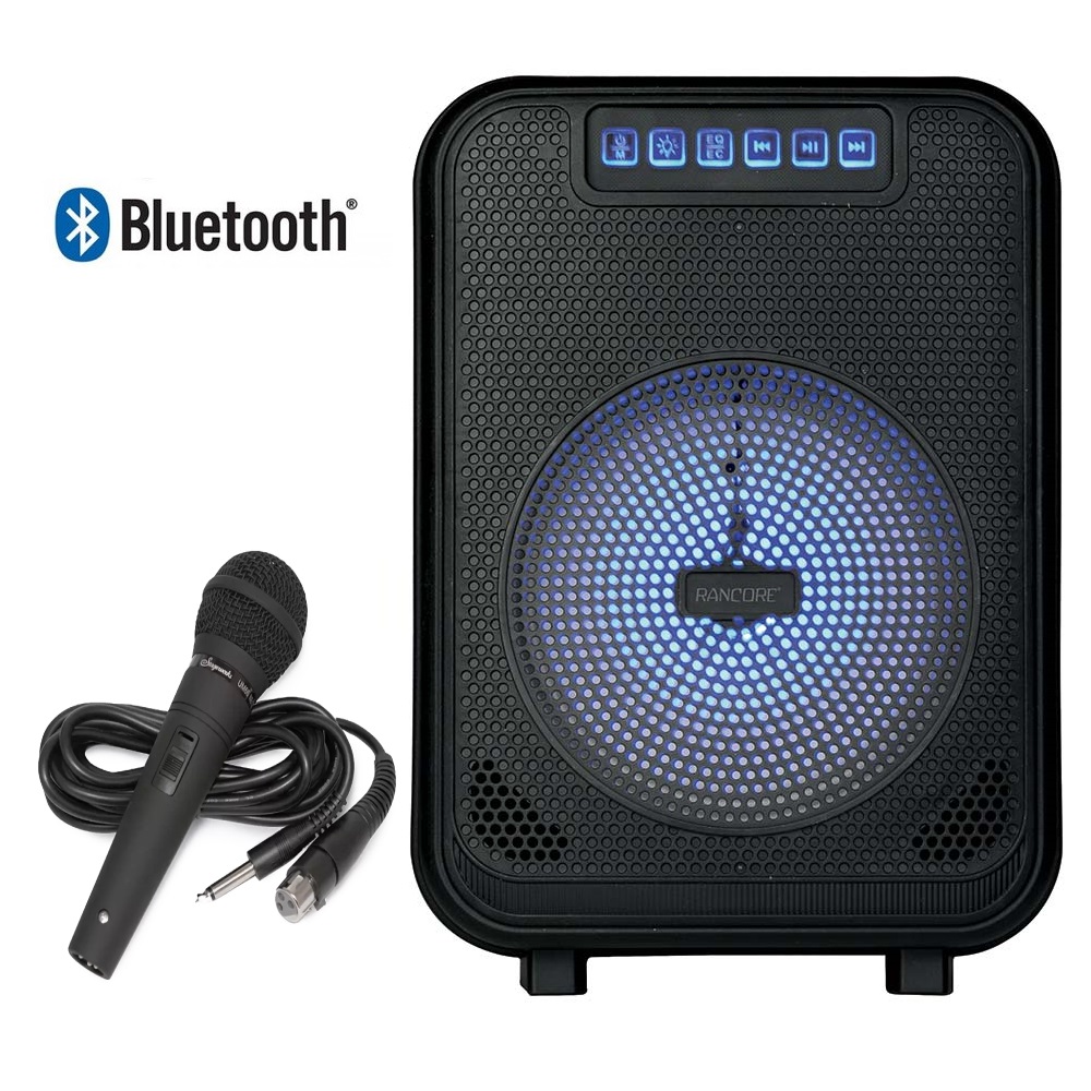 Караоке тонколона Smart Technology RS60R, 6.5 инча, Блутут, Вграден акумулатор, 1 жичен микрофон, 2 години гаранция