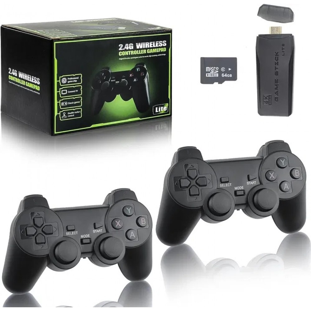 Телевизионна Видео Игра с HDMI Smart Technology Game Console, 10000 вградени игри, Безжчни джойстици, HDMI