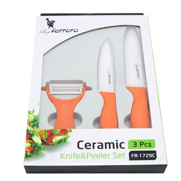 Ножове к-т LF FR-1729C, 3 ч, оранжев