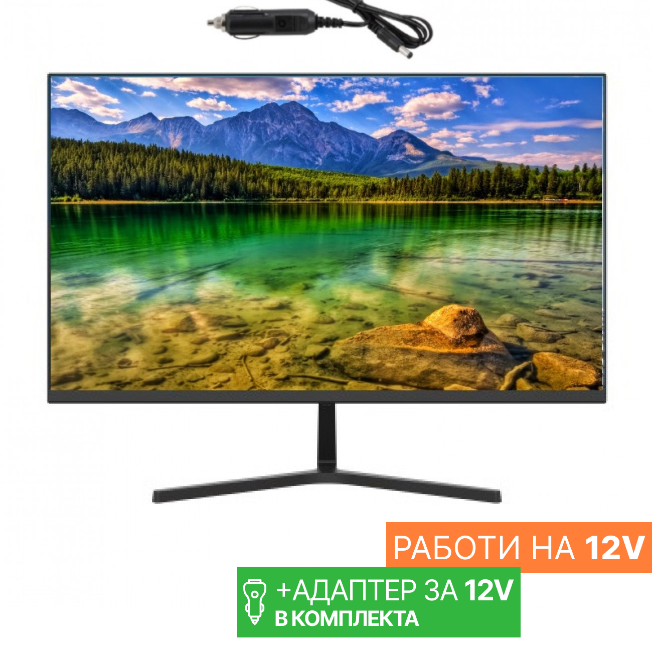 Портативен монитор Dahua LM24-B201S, Full HD, 24 инча, 220V, 12V
